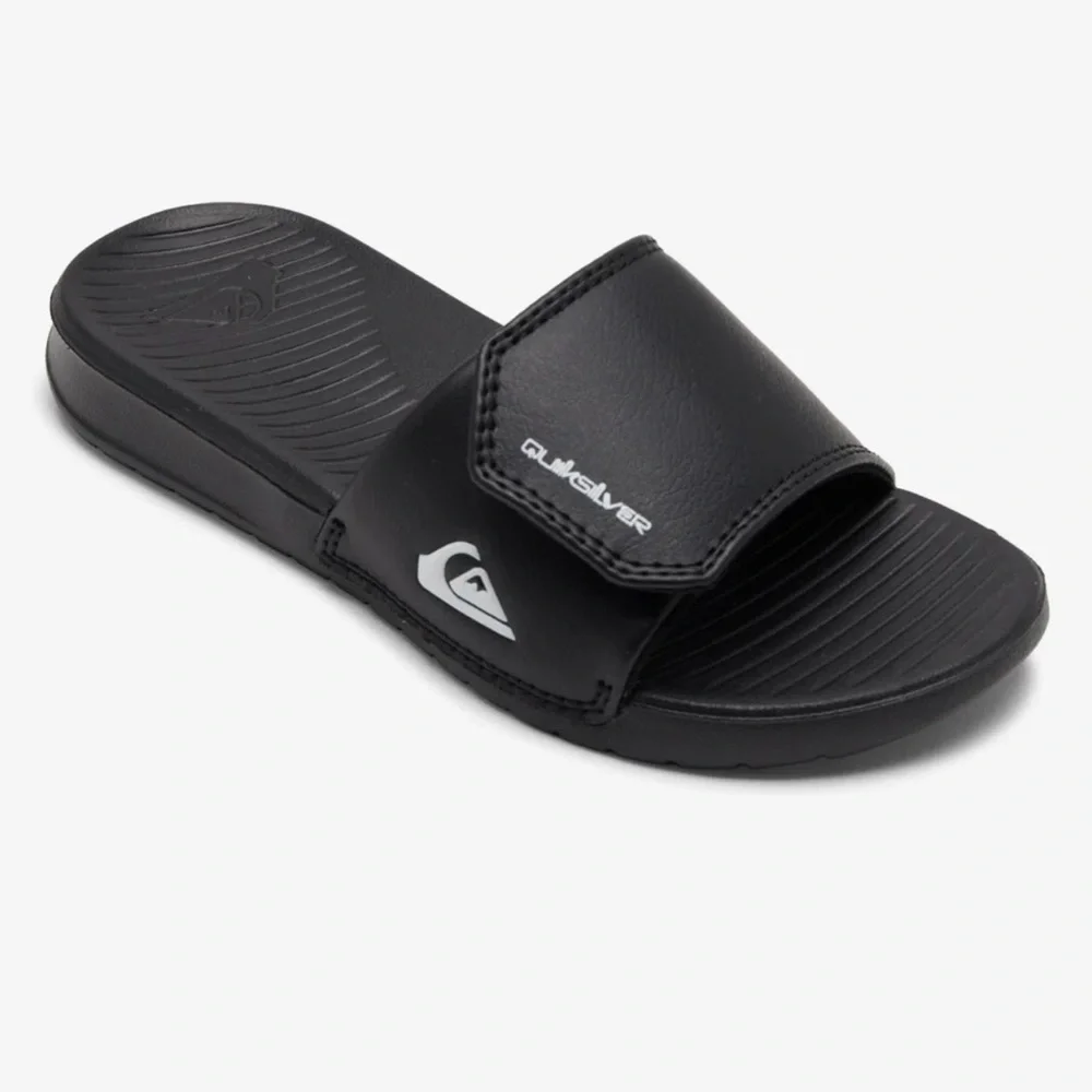 Quiksilver |  Black Coast Adjust Sandal, Size 9 NWT